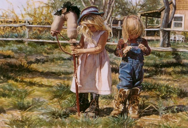 Steve Hanks - Мастер акварели. Изумительно трогательные работы известного акварелиста