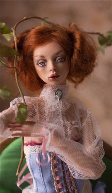 Эльза - авторская шарнирная кукла Елены Акимовой