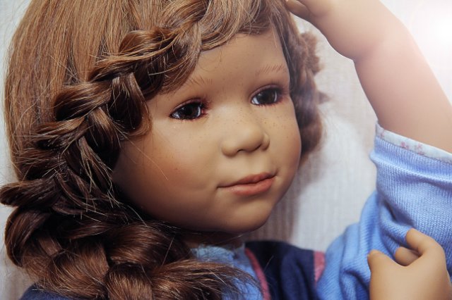 Дитя улиц и одновременно нежнейшее создание Сина куколка от Annette Himstedt 2004г.выпуска