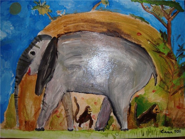 Как рисуют наши дети — Другие хобби и увлечения: сад (фото 10)