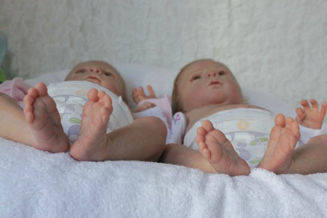 Ангелочки малыши... Куколки реборн Вишни Виктории (фото 9)