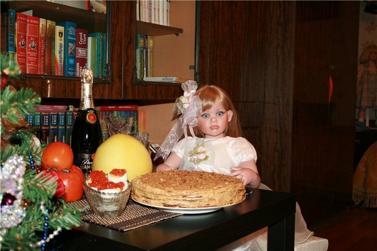 С Новым Годом 2014! Наш третий Новый Год на Бейбиках и моя коллекция кукол (фото 3)