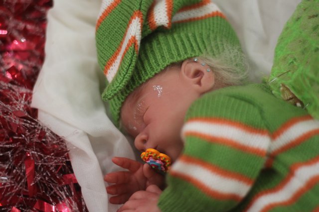 Рождественский подарочек... Эльфийк реборн №2 Элины Кудрявцевой | Бэйбики Рождественский подарочек... Эльфийк реборн №2 Элины Кудрявцевой