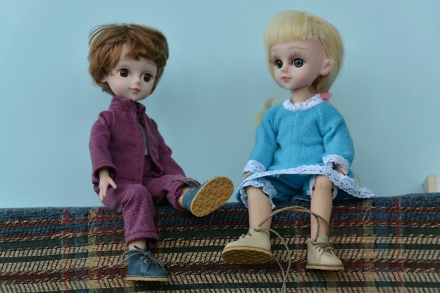 Ботиночки для моих звездулек Пеппи и Алекса (фото 3)