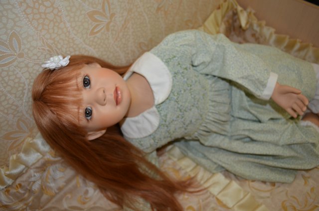 Люсинда, фарфоровая куколка Кристин Оранж (фото 6)
