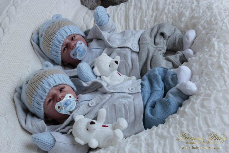 Двойное счастье! Куклы реборн Анастасии Бочковой