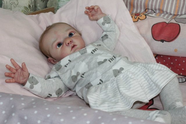 Мои маленький большеглазик, кукла реборн Беспаловои Жанны