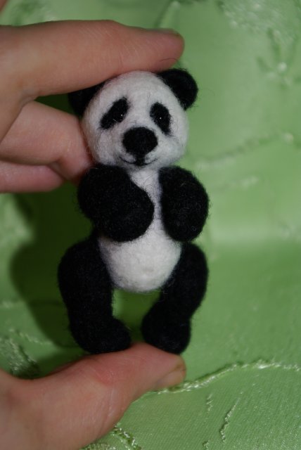 Родились у меня медвежата. Авторские игрушки сухим валянием