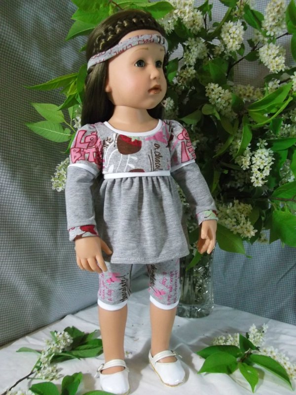 Трикотаж бывает разным. Наряды для кукол Готц (фото 8)