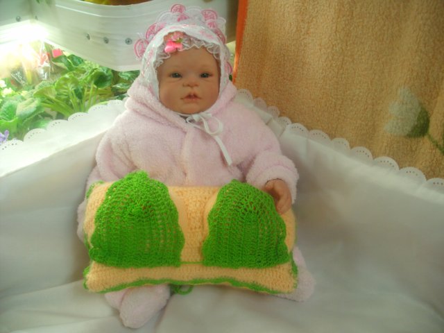 Моя малышка Снежинка дома! Реалистичная кукла реборн (фото 8)