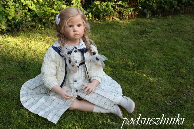 Летние девочки - редкие белокурые красавицы от Хильдегард Гюнцель для Walterhäuser Puppenmanufaktur