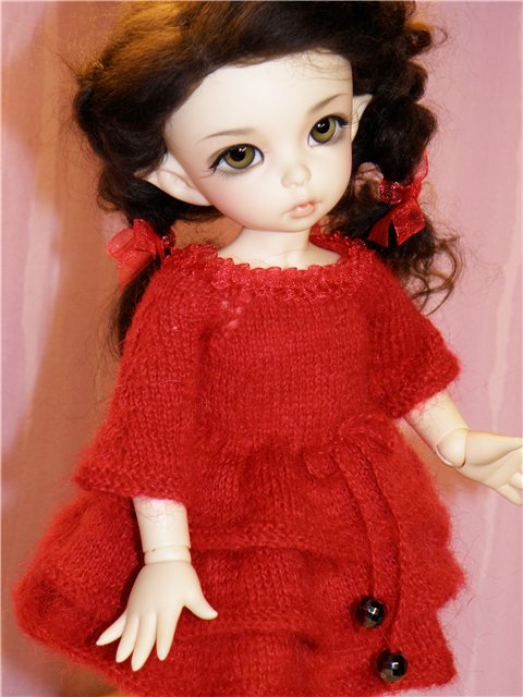 Девочка в красном — Куклы Fairyland (ФэйриЛэнд): BJD (БЖД) (фото 9)