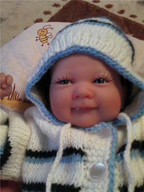 Мой маленький хитрюшка - куколка Berenguer (фото 5)