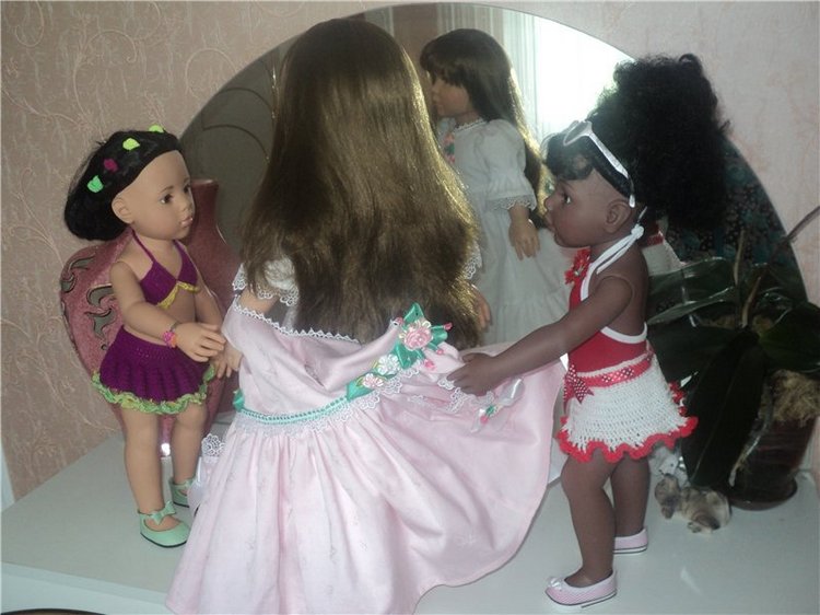Девчушки любят наряжаться! Наряды для кукол Готц и не только (фото 7)