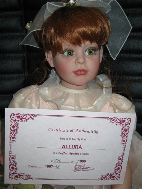 И снова FayZah Spanos - коллекционная кукла Allura. Девочка уже в новой семье (фото 2)