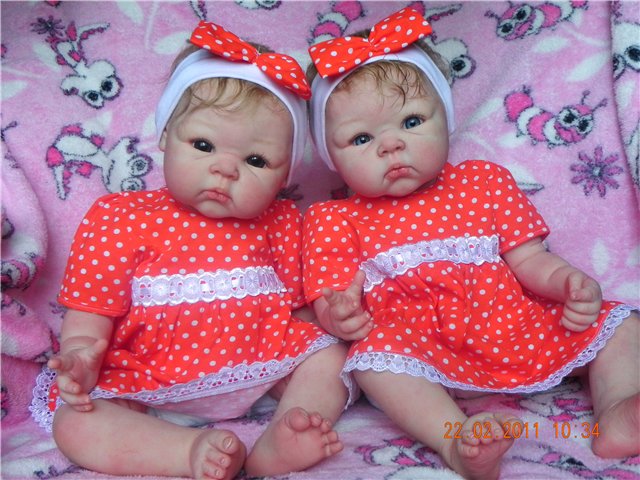 Двойняшки Маша и Полинка.Куклы-реборн Преображенской Светланы (фото 7)