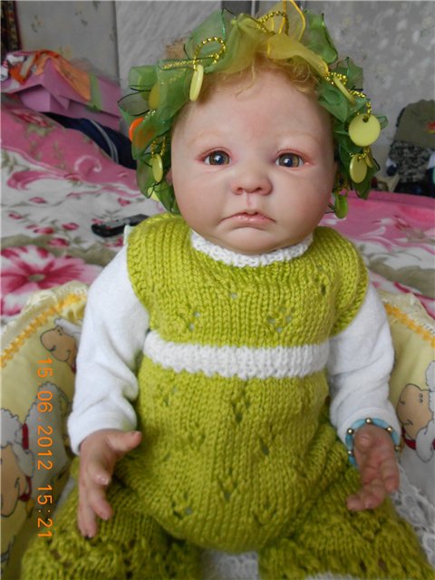 Моя новая вязалочка для малышки реборн (фото 3)