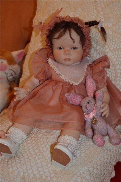 Ruth Treffeisen... Мышка — Фарфоровые куклы Ruth Treffeisen (Рут Треффейсен): авторские (фото 8)