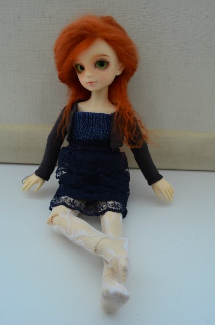 Новое платье для Оли — Одежда и обувь для кукол BJD (БЖД): 1/3 (фото 3)