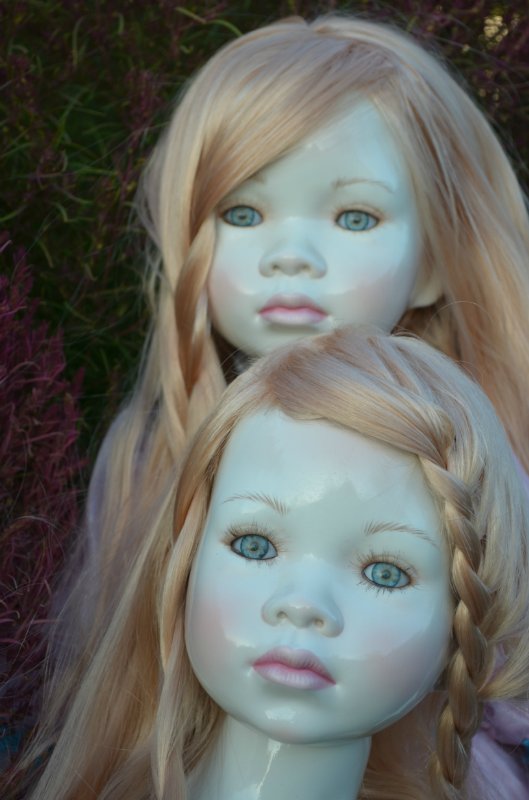 Лунные девочки или необычное творение Ширли (Shirley) - глазурованная кукла Мариэль (Mariele)