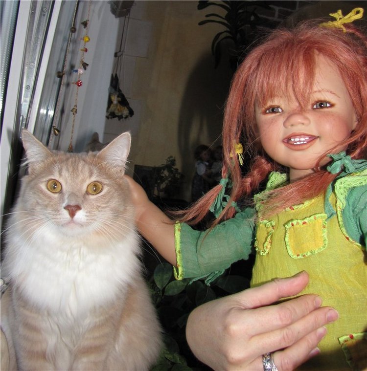 Рыжий лучик солнца - Санрике от Annette Himstedt