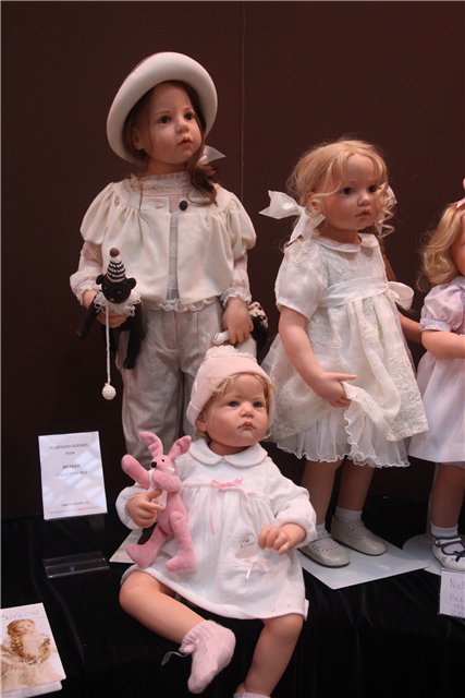 Hilderard Gunzel на выставке "Искусство куклы" в Гостином дворе