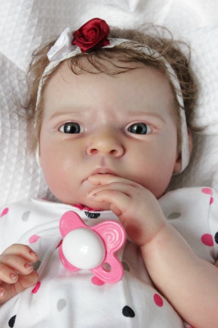 Сама мисс серьезность, кукла реборн Беспаловои Жанны