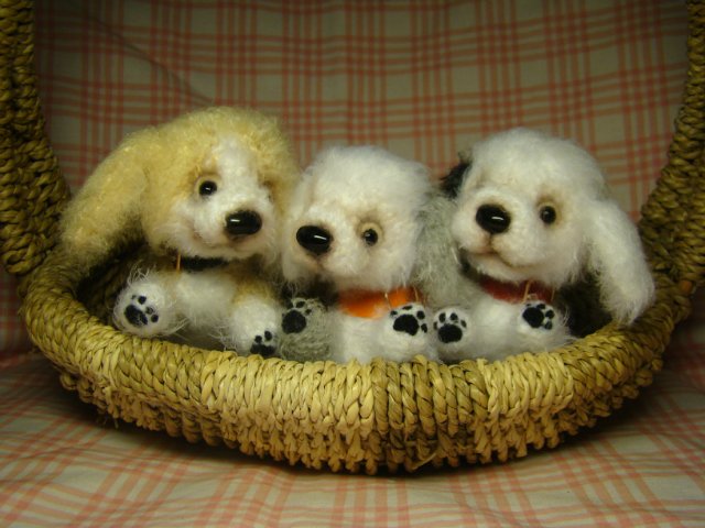 А у нас щенков корзинка! Авторские игрушки своими руками Ольги Чернухо