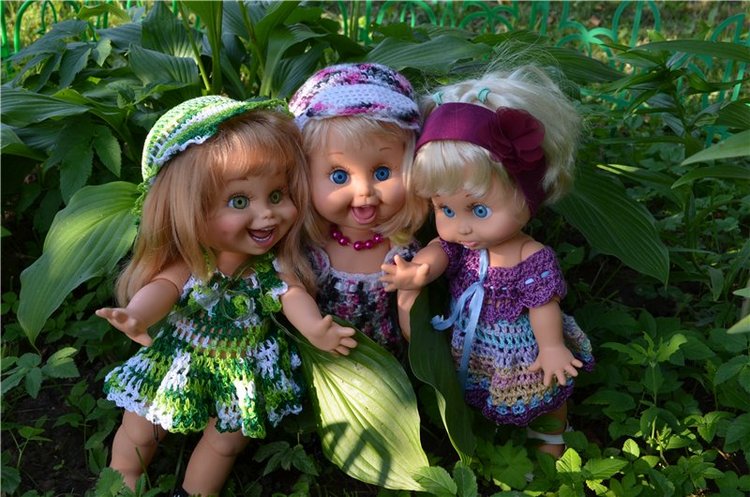 Фэйсинки и Майя на даче — Куклы Galoob Baby Face (Фейсинки): винтаж 90