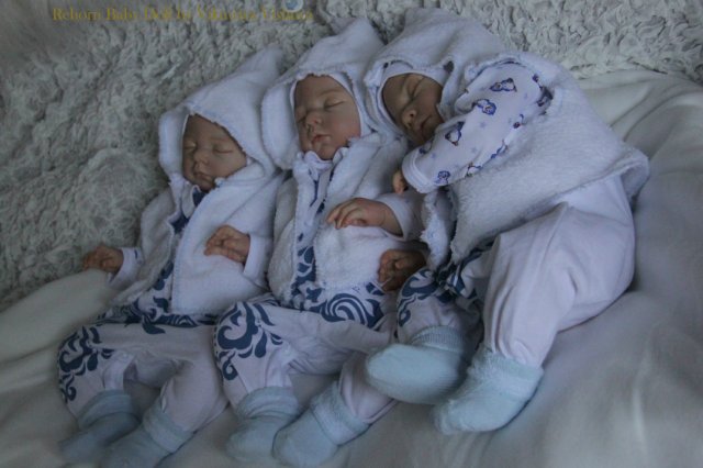 Тройняшки Джошики... Куколки реборн Виктории Вишни