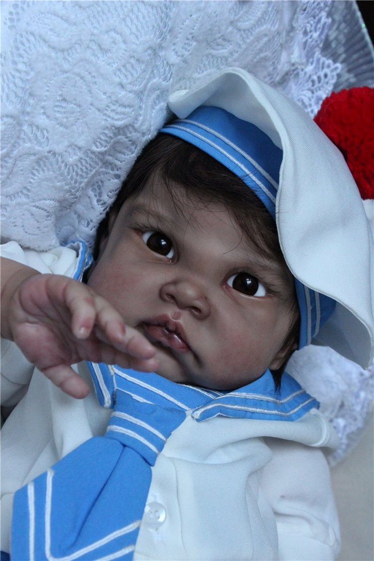 Малыш - Матросик Баир. Кукла реборн Светланы Преображенской (фото 5)