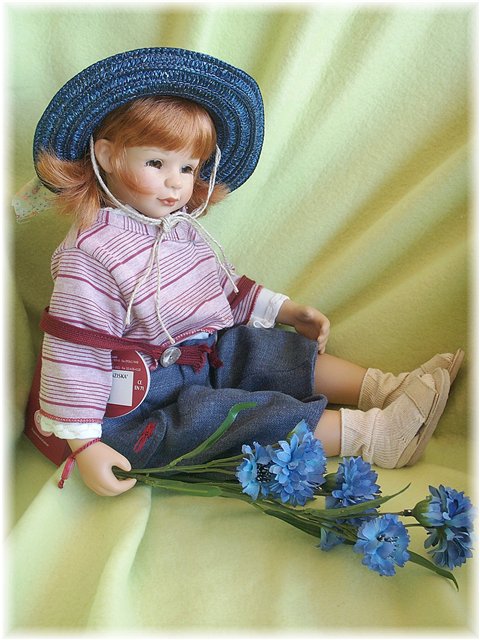 Если бы Незнайка был девочкой. Коллекционная кукла от Сузи Аймер