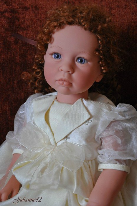 Middleton Doll: "Winter Splendor" из серии L'Innocence автор Ева Хеланд и кудряшка "С Днем Рождения, Тедди!" (фото 8)