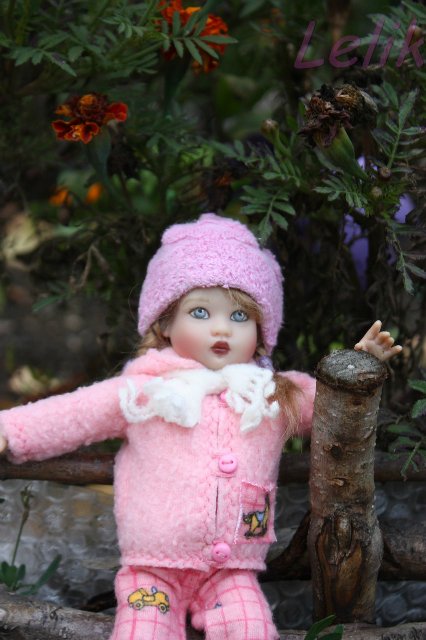 Прогулка с кнопочкой. Теплая одежда для моей куколки