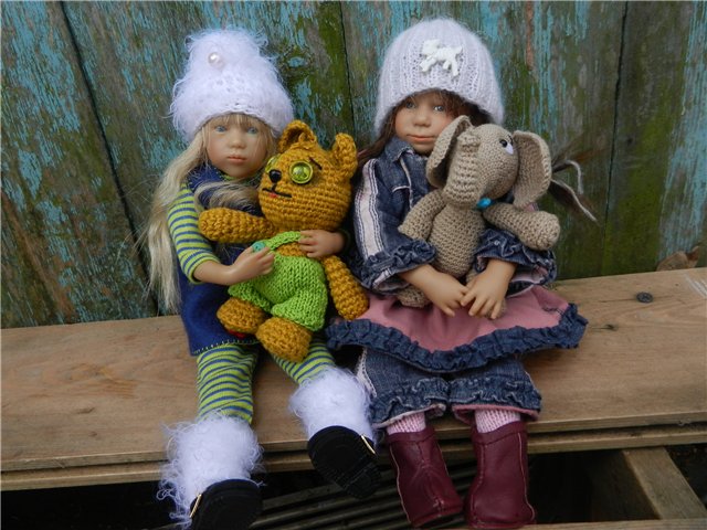 Мои крохотульки на природе. Клубные куколки от Аннет Химштед