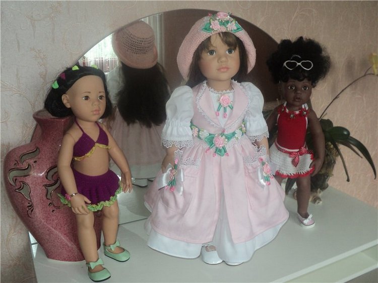 Девчушки любят наряжаться! Наряды для кукол Готц и не только (фото 10)
