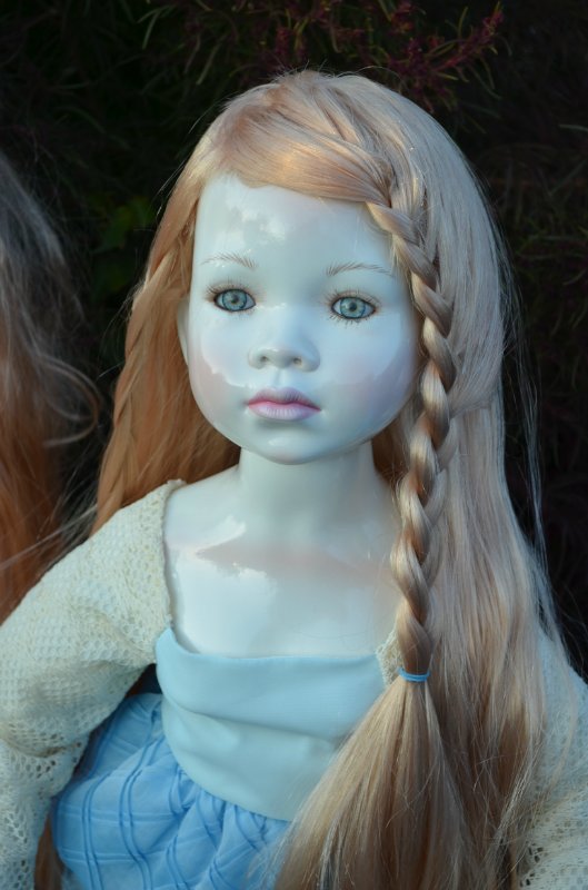 Лунные девочки или необычное творение Ширли (Shirley) - глазурованная кукла Мариэль (Mariele) (фото 10)