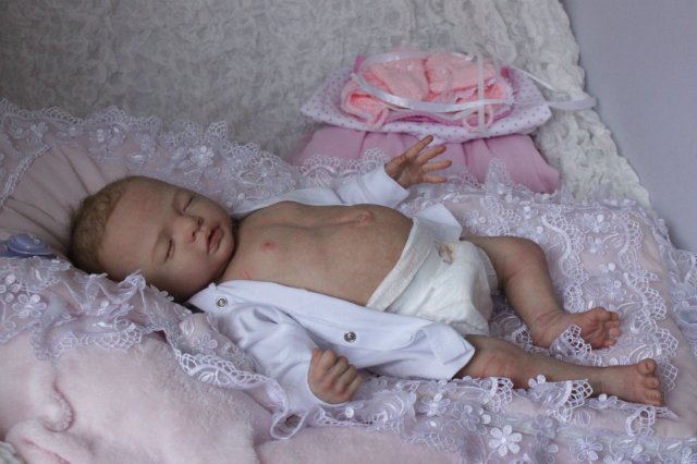 Спящая красавица Джульетта! Куколка реборн Виктории Вишни (фото 7)