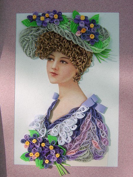 Квиллинг. Невероятные женские образы Евгении Евсеевой (фото 5)