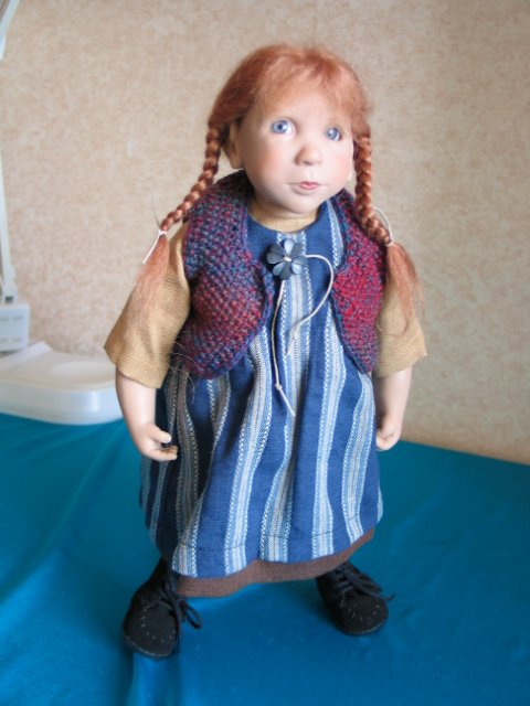 Приехала моя рыжая хитрущая девица Sandrjin, кукла от Zwergnase