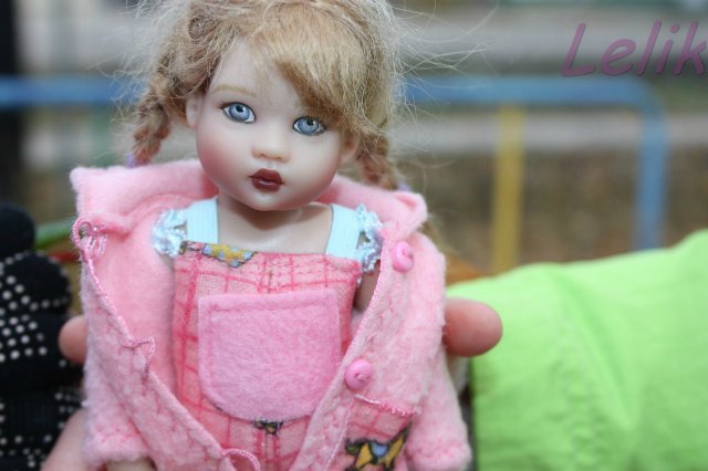 Прогулка с кнопочкой. Теплая одежда для моей куколки (фото 9)