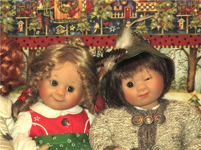 Новый год в семейке вихтелей. Куклы от Rosemarie Muller | Бэйбики Новый год в семейке вихтелей. Куклы от Rosemarie Muller