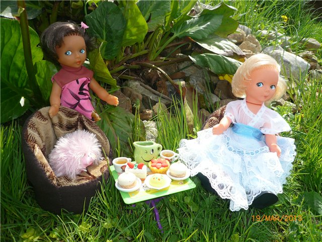 Розочка! Встреча сестренок