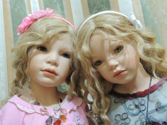 Сестрёнки заверушки Ливия и Паула. Куклы Zawieruszynski