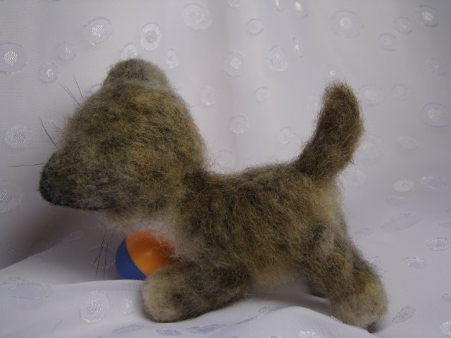 Сибирячок. Авторская игрушка валянием из шерсти Ольги Чернухо