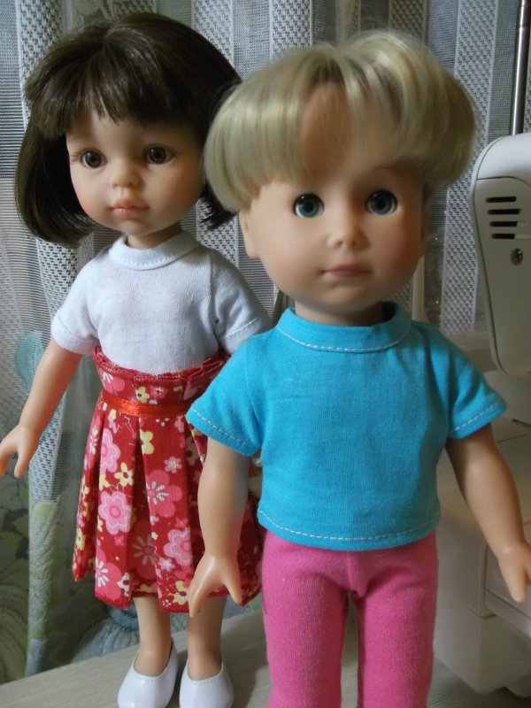 Давайте сошьем футболочку вместе | Бэйбики Давайте сошьем футболочку вместе