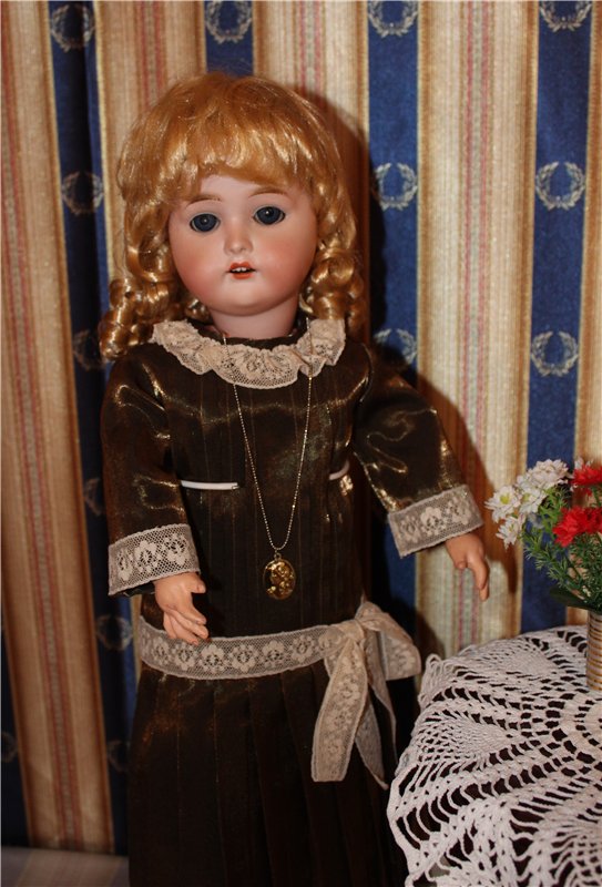 Немецкая антикварная кукла (фото 6)