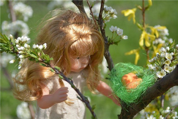 Во саду ли, в огороде — Куклы Sylvia Natterer (Сильвия Наттерер): Gotz (фото 4)