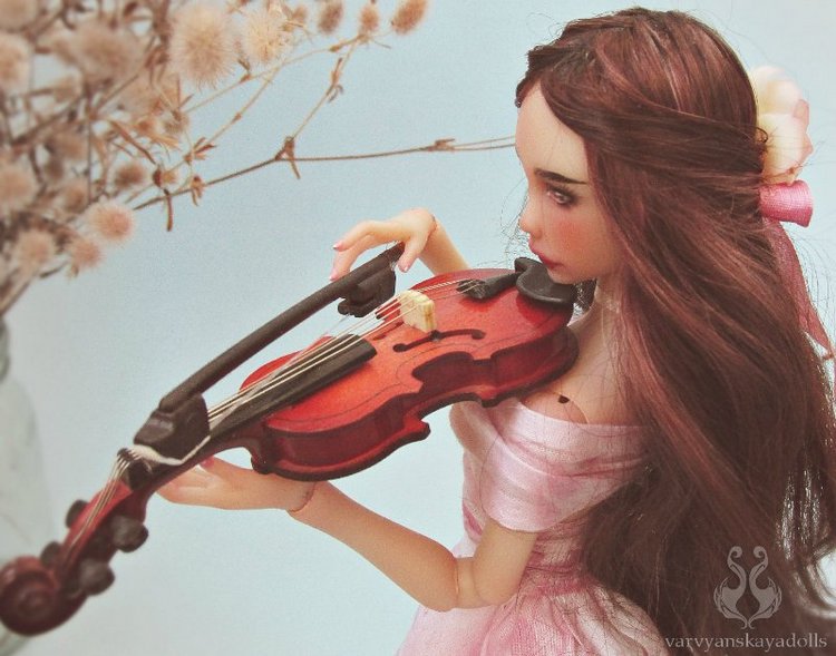 Авторская шарнирная кукла, Жасмин (фото 3)