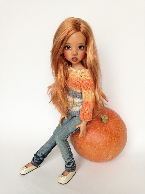 Оранжевое. Kaye Wiggs — Куклы Kaye Wiggs (Кайе Виггс): авторские BJD (БЖД) (фото 8)
